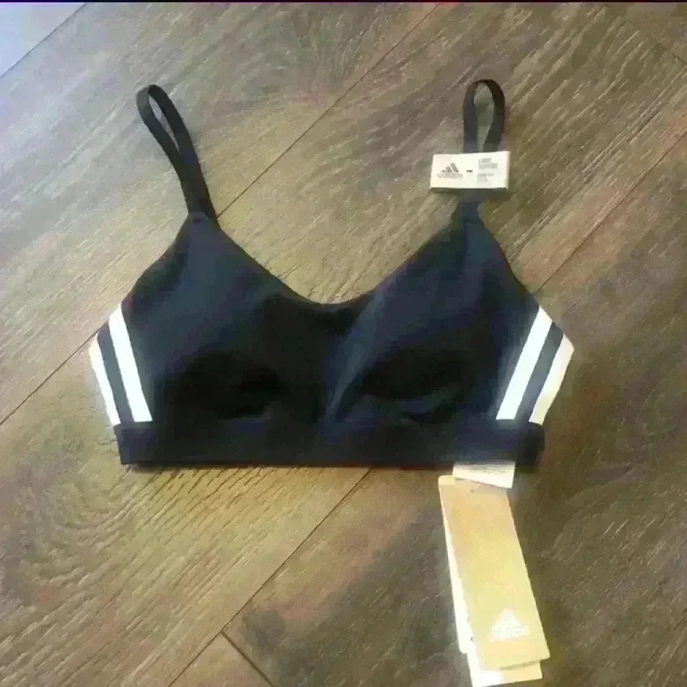 XS Adidas Sports Bra Black and White NWT